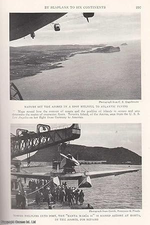 Immagine del venditore per By Seaplane to Six Continents: Cruising 60,000 Miles, Italian Argonauts of The Air See World Geography Unroll, and Break New Sky Trails Over Vast Brazilian Jungles. An original article from the National Geographic Magazine, 1928. venduto da Cosmo Books