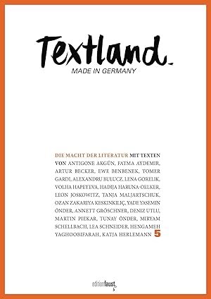 Seller image for Textland - Made in Germany. Die Macht der Literatur for sale by moluna
