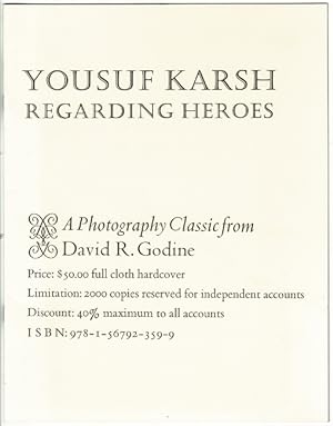 Regarding heroes. A photography classic from David R. Godine