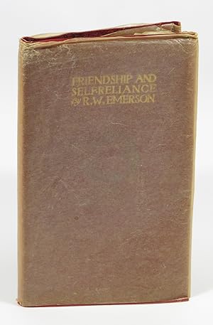 Seller image for Friendship and Self-Reliance for sale by Renaissance Books, ANZAAB / ILAB