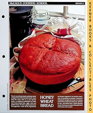 McCall's Cooking School Recipe Card: Breads 12 - Honey Whole-Wheat Bread : Replacement McCall's R...