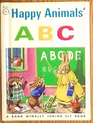 Image du vendeur pour Happy Animals' ABC (A Junior Elf Book No. 8131 with 19c Price) mis en vente par RG Vintage Books
