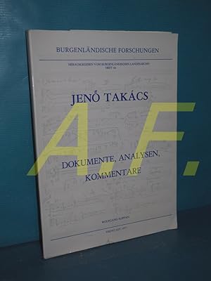 Jenö Takács : Dokumente, Analysen, Kommentare (Burgenländische Forschungen Heft 66) / MIT WIDMUNG...