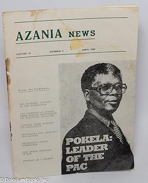 Azania News. Volume 18 Number 4 April 1982