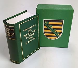 Bild des Verkufers fr Verfassung des Freistaates Sachsen vom 27. Mai 1992 zum Verkauf von Leipziger Antiquariat