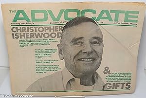 Image du vendeur pour The Advocate: touching your lifestyle; #179, December 17, 1975 in two sections: Christopher Isherwood mis en vente par Bolerium Books Inc.