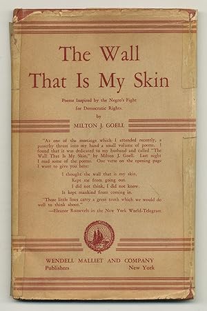 Seller image for The Wall That is My Skin: Poems Inspired by the Negro's Fight for Democratic Rights for sale by Between the Covers-Rare Books, Inc. ABAA