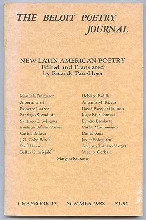 Imagen del vendedor de The Beloit Poetry Journal: New Latin American Poetry - Vol. 32, No. 4, Chapbook 17, Summer 1982 a la venta por Between the Covers-Rare Books, Inc. ABAA