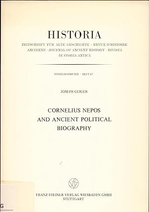 Seller image for Cornelius Nepos and Ancient Political Biography for sale by avelibro OHG
