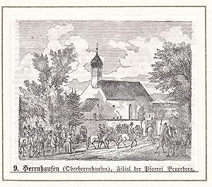 "Herrnhausen (Oberherrnhausen), Filial der Pfarrei Beuerberg" - Beuerberg LK Bad Tölz-Wolfratshau...