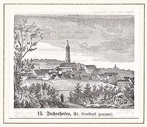 "Inchenhofen, St. Leonhard genannt" - Wallfahrtskirche St. Leonhard Inchenhofen Schwaben / Bayern