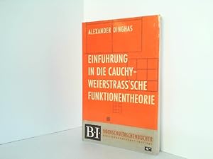 Bild des Verk�ufers f�r Einf�hrung in die Cauchy-Weierstrass'sche Funktionentheorie. B.I. - Hochschultaschenb�cher Band 48. zum Verkauf von Antiquariat Ehbrecht - Preis inkl. MwSt.