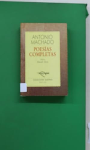 Imagen del vendedor de Poesías completas a la venta por Librería Alonso Quijano