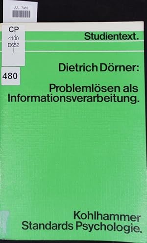 Seller image for Problemlsen als Informationsverarbeitung. for sale by Antiquariat Bookfarm