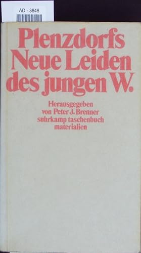 Bild des Verkufers fr Plenzdorfs "Neue Leiden des jungen W. ". zum Verkauf von Antiquariat Bookfarm
