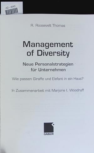 Imagen del vendedor de Management of Diversity. Neue Personalstrategien Fr Unternehmen. a la venta por Antiquariat Bookfarm