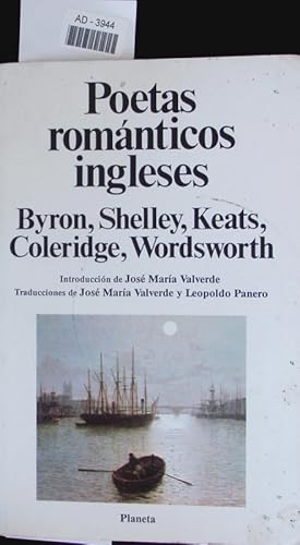 Seller image for Poetas romnticos ingleses. Byron, Shelley, Keats, Coleridge, Wordsworth. for sale by Antiquariat Bookfarm