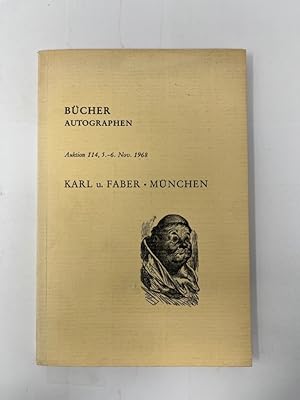 Bücher Autographen Auktion 114, 5.-6-November 1968