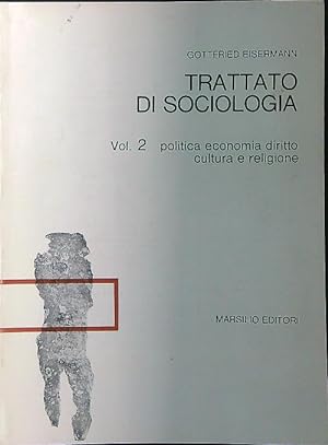 Bild des Verkufers fr Trattato di sociologia Vol 2 zum Verkauf von Librodifaccia