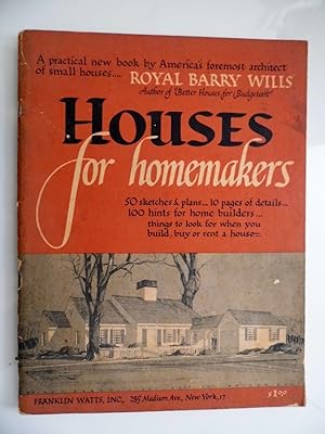 Imagen del vendedor de HOUSES FOR HOMEMAKERS a la venta por Historia, Regnum et Nobilia