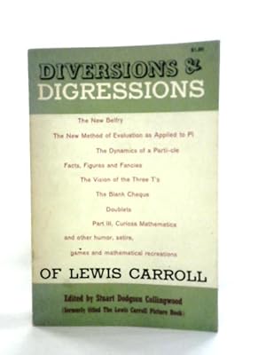 Image du vendeur pour Diversions & Digressions of Lewis Carroll mis en vente par World of Rare Books