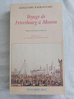 Image du vendeur pour VOYAGE DE PETERSBOURG A MOSCOU mis en vente par Librairie RAIMOND