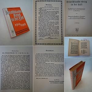 Bild des Verkufers fr Deutschlands Krieg in der Luft. Ein Rckblick auf die Entwicklung und die Leistungen unserer Heeres-Luftstreitkrfte im Weltkriege. Von General der Kavallerie v. Hoeppner, whrend des Krieges Allerhchst beauftragt mit Wahrnehmung der Geschfte des Kommandierenden Generals der Luftstreitkrfte * mit O r i g i n a l - S c h u t z u m s c h l a g (dieser in Farbkopie) zum Verkauf von Galerie fr gegenstndliche Kunst