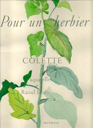 Seller image for Pour un herbier * for sale by OH 7e CIEL