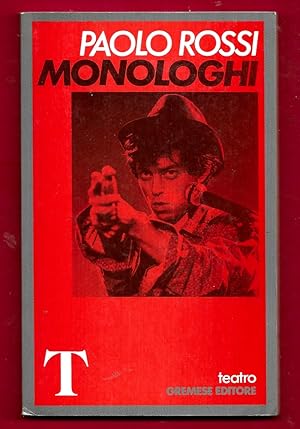 Imagen del vendedor de Monologhi a la venta por Libreria Oltre il Catalogo