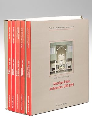 Tendances de l'architecture contemporaine (5 Tomes) France Architecture 1965-1988 ; Espagne Archi...