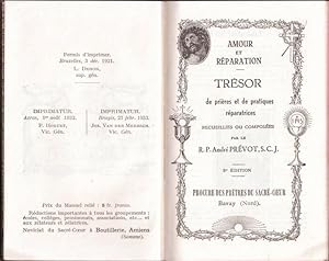 Amour et réparation - Trésor de prières et de pratiques réparatrices