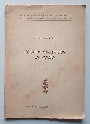 Seller image for Grupos Simtricos en Poesa for sale by Apartirdecero