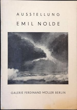 Verzeichnis der Gemälde, Zeichnungen, Aquarelle von Emil Nolde. 3. April bis 8. Mai 1937. [Umschl...