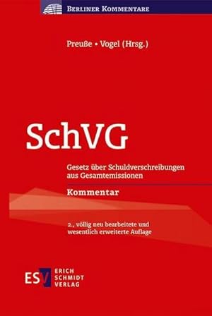 Seller image for SchVG for sale by BuchWeltWeit Ludwig Meier e.K.