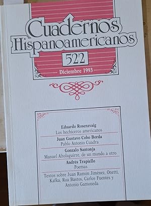 Immagine del venditore per CUADERNOS HISPANOAMERICANOS N 522. DICIEMBRE 1993. venduto da Libreria Lopez de Araujo