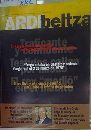 Immagine del venditore per Ardi Beltza n 14 Febrero de 2001 Revista Mensual de Periodismo de investigacin venduto da Almacen de los Libros Olvidados