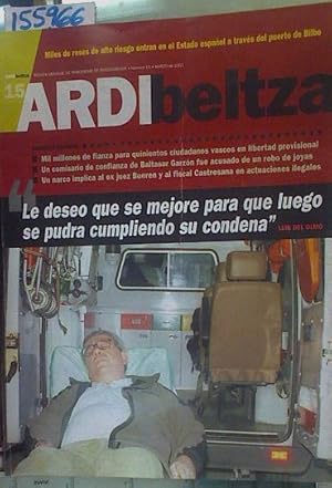 Immagine del venditore per Ardi Beltza n 15 Marzo de 2001 Revista Mensual de Periodismo de investigacin venduto da Almacen de los Libros Olvidados