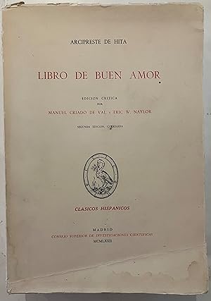 Imagen del vendedor de Arcipreste de Hita : Libro de buen amor; edicin crtica a la venta por Joseph Burridge Books