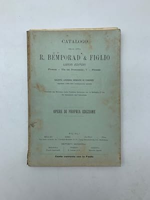 Catalogo della Ditta R. Bemporad & figlio. Opere di propria edizione