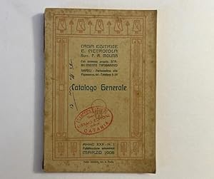 Casa editrice E. Pietrocola Succ. P. A. Molina. Napoli. Catalogo generale marzo 1908