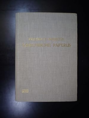 Griechische Papyrus der kaiserlichen Universitäts- und Landesbibliothek zu Strassburg. Band 1 Urk...