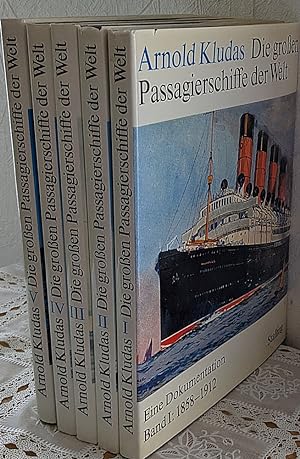 Bild des Verkufers fr Die groen Passagierschiffe der Welt. Eine Dokumentation, 5 Bnde zum Verkauf von Versandantiquariat Karin Dykes