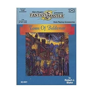 Bild des Verkufers fr Town of Baldemar - a Fantasy Master Role-Playing Accessory zum Verkauf von WeBuyBooks