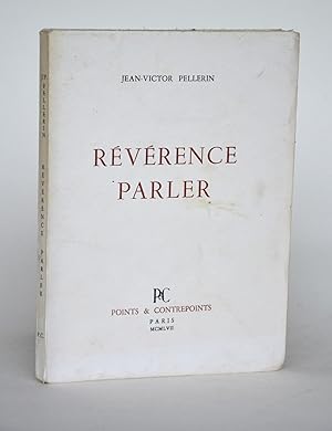 Imagen del vendedor de Rvrence Parler a la venta por Librairie Raimbeau