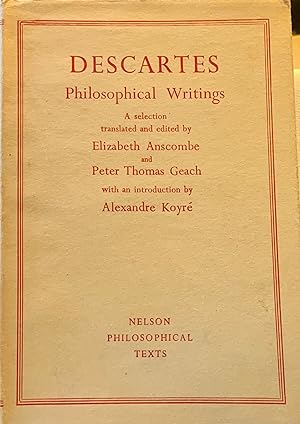 Seller image for Descartes: Philosophical Writings for sale by NorWester