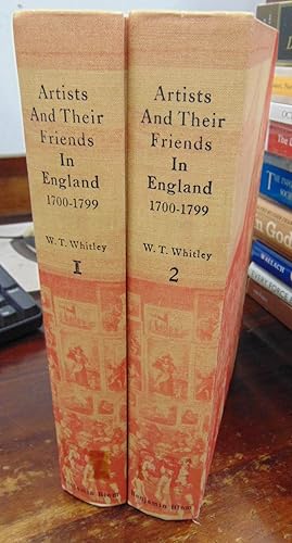 Seller image for Artists and Their Friends in England, 1700-1799, 2 volumes for sale by Atlantic Bookshop