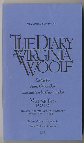 THE DIARY . VOLUME TWO: 1920-1924
