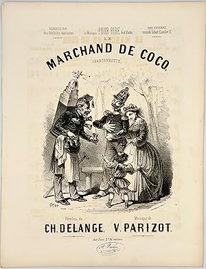[SHEET MUSIC] MARCHAND DE COCO chansonnette Répertoire des Célébrités chantantes