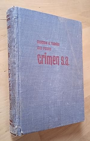 Image du vendeur pour Crimen, S. A. La historia de "El Sindicato" mis en vente par Llibres Bombeta