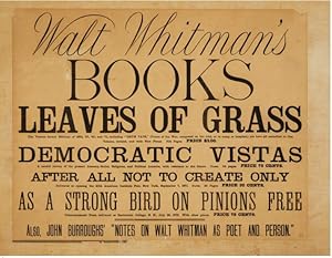 Seller image for Walt Whitman s Books for sale by 19th Century Rare Book & Photograph Shop